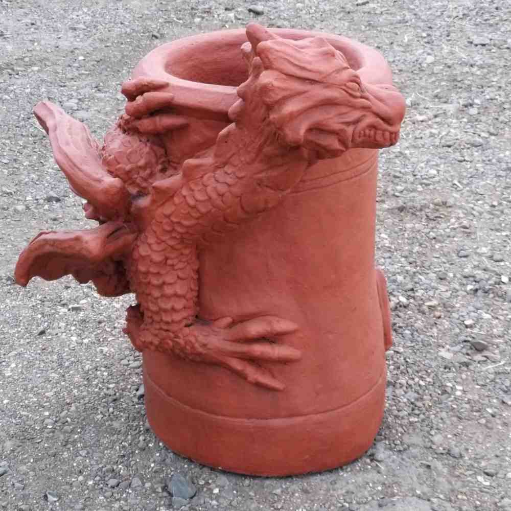 dragon chimney pot smirk